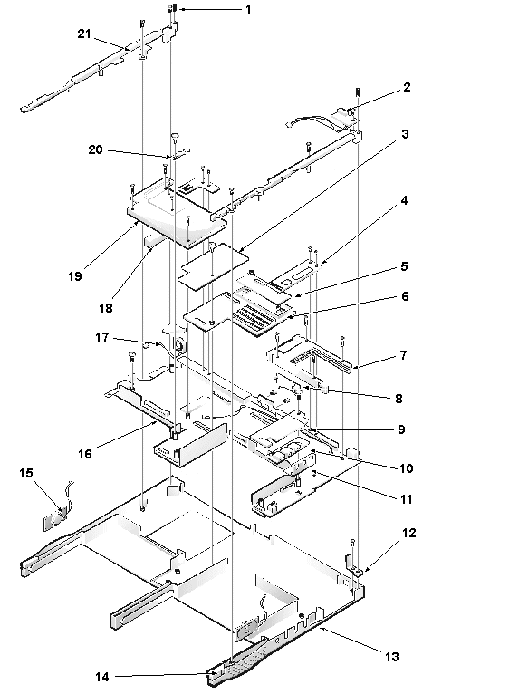 Exploded View of the Base Assembly